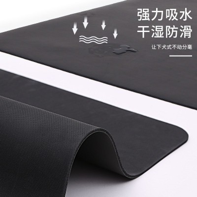 天然橡胶瑜珈垫厂家批发pu土豪垫瑜伽垫加宽68家用吸汗防滑健身垫图3