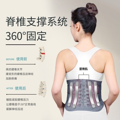 爱护佳护腰带运动钢板支撑条护腰发热保暖腰部支撑腰椎间盘定制图4