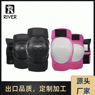 厂家批发运动护膝儿童成人款户外跑步骑行滑轮运动护膝儿童护具图3