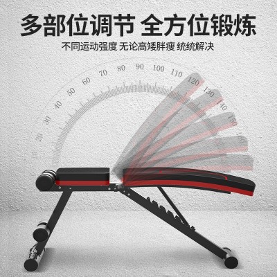 哑铃凳多功能收腹健身仰卧起坐飞鸟健身器材家用仰卧板卧推凳图3