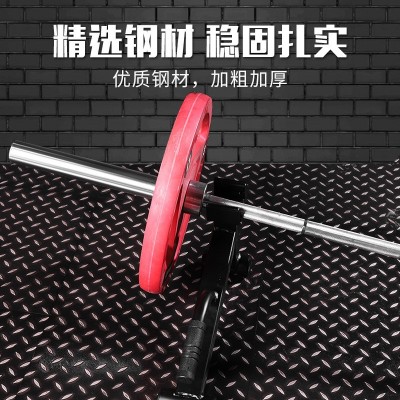杠铃换片器支架举重千斤顶快速换片装置全胶杠铃竞技片硬拉换片器图3