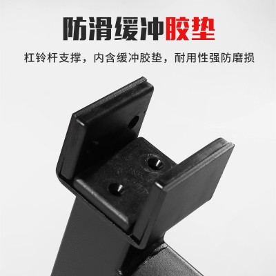 杠铃换片器支架举重千斤顶快速换片装置全胶杠铃竞技片硬拉换片器图2