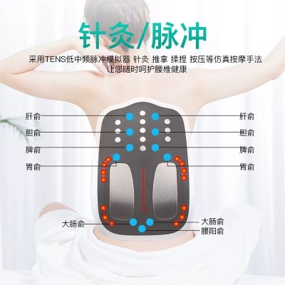 脊椎腰椎牵引矫正器腰部按摩器家用腰疼热敷放松腰部按摩代发分销图2