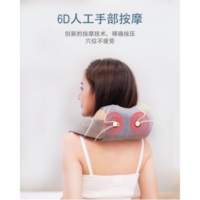 颈椎夹捏按摩披肩 颈部脖子热敷多功能揉捏捶打理疗披肩按摩定制图3