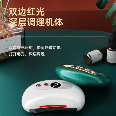电动刮痧仪脸部刮脸仪迷你便携加热震动按摩仪家用全身砭石刮痧板图2