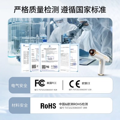 家用面部微晶纳米导入仪冻干粉精华纳米微针美容仪器红蓝光水光枪图3