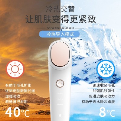 家用冷热导入仪新款手持式美容仪卸妆导出仪精华水乳液导 入嫩肤仪图3