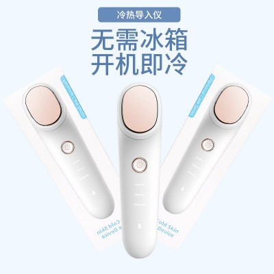 新款冷热导入仪家用手持式收缩毛孔美容仪精华乳液导入嫩 肤仪批发图2