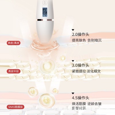 手持超声炮美容仪 面部紧致提拉 V脸法令纹淡化分层 导入仪便携式图2