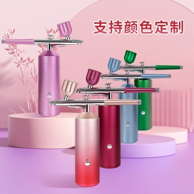 新款高压电动注氧仪批发补水手持导入美容仪器家用面部喷雾保湿图2