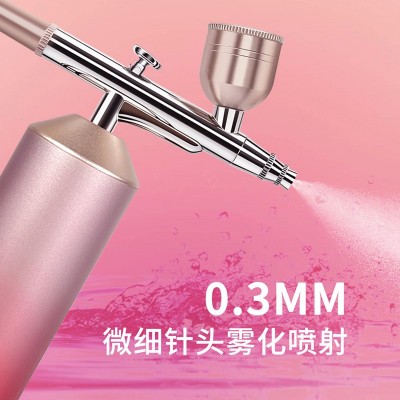 新款高压电动注氧仪批发补水手持导入美容仪器家用面部喷雾保湿图5