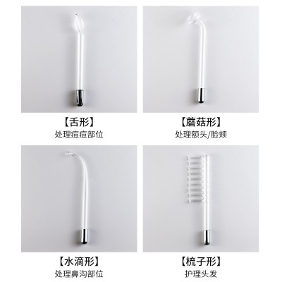 跨境高周波电疗仪 臭氧祛痘仪 美容仪 高频臭氧梳 厂家直供电疗棒图2