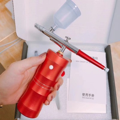 高压嫩肤美容仪器喷雾补水仪手持家用新款竹节小仙女注氧仪美容院图3