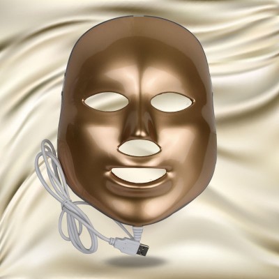 跨境led彩光美容面部面罩光子嫩肤七色脖子光谱仪家用美容面膜仪图3