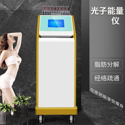美容院腹包减肥仪器发热震动仪塑形光子按摩肚子月光宝盒瘦身仪图3