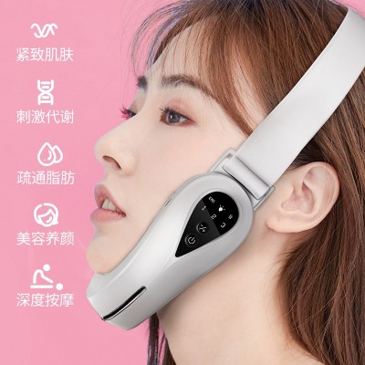 瘦脸仪ems微电流瘦脸红蓝光V脸仪v型震动式按摩脸部美容瘦脸仪器图3