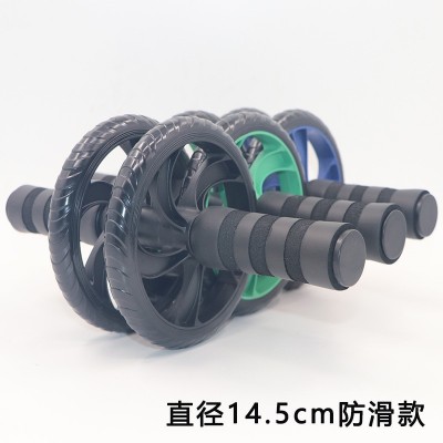 防滑纹路功能健腹轮双轮腹肌轮静音健腹收腹轮滚轮健身器材批发图2