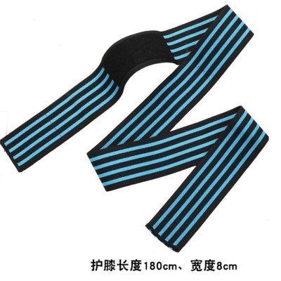 健身缠绕式护膝绷带健美深蹲举重护膝绑带户外运动护具图4
