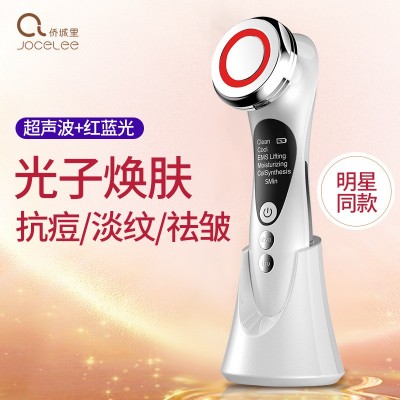 家用射频美容仪ems微电流脸部导入仪冷热提拉嫩肤仪超声波按摩仪图3