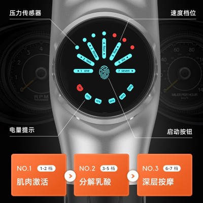 筋膜枪深层massage gun电动按摩枪亚马逊肌肉放松枪健身器材跨境图4