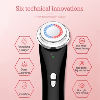 跨境彩光按摩导入仪 家用脸部按摩仪面膜仪面部按摩加热导入仪图3
