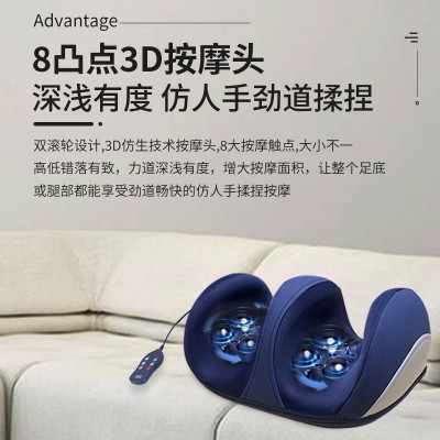 大小腿部按摩器全自动揉捏脚底足疗机脚部美腿神器足部足底按摩仪图3