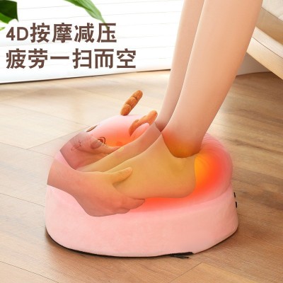 暖脚神器冬季足疗机足底按摩仪充电加热家用足部保暖按摩器暖脚宝图2