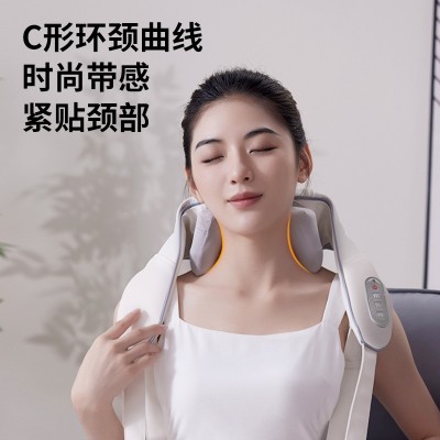 斜方肌按摩仪大牌同款肩颈揉捏加热家用富贵包颈椎按摩器按摩披肩图4