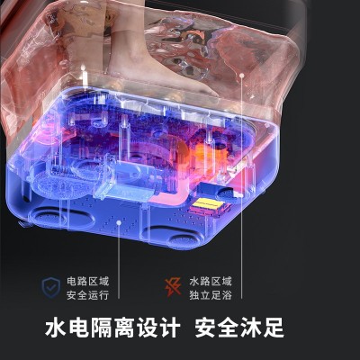志高折叠足浴盆恒温加热泡脚桶泡脚盆按摩足浴桶家用便携洗脚盆图4