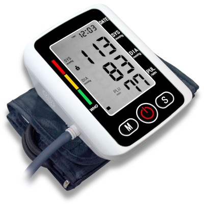 外贸专供测压血压仪 bp monitor血压表X180手臂式大屏计厂家供货图1