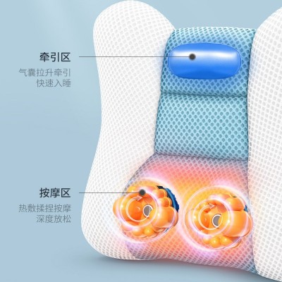 颈椎按摩仪器肩颈部腰部背部全身电动肩部揉捏按摩脖子枕头图2