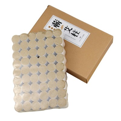 蕲春厂家54粒蕲艾陈艾柱 三年陈艾灸柱传统石臼手工艾草艾 柱 批发图5