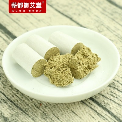 蕲都御艾堂蕲艾柱 正宗蕲春艾草艾灸柱 家用盒装艾绒柱一件代发图4