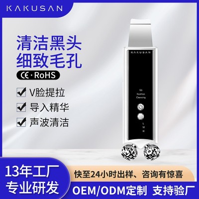 爆款EMS微电流滚轮提拉紧致去黑头仪二合一超声波铲皮机图1