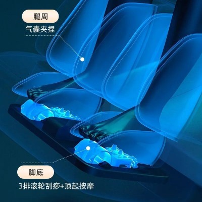 智能新双SL型导轨按摩椅家用全身豪华全自动多功能机械电动太空舱图2