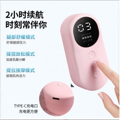 腿部按摩器加热揉捏瘦腿仪脚底气压空气波美腿仪小腿按摩仪理疗热图3