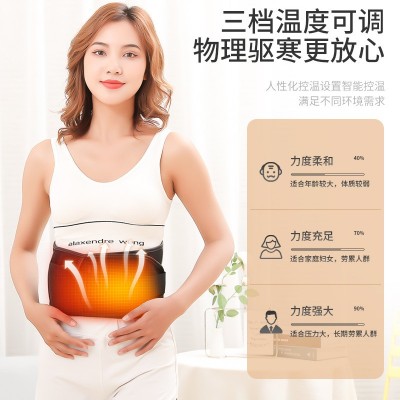 恒适电加热按摩护腰带保暖热敷发热腰带女生大姨妈神器礼品代发图4