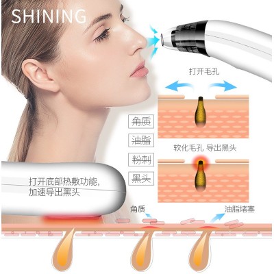 闪易热敷吸黑头仪器电动去黑头导出神器毛孔清洁器美容仪厂家直销图2