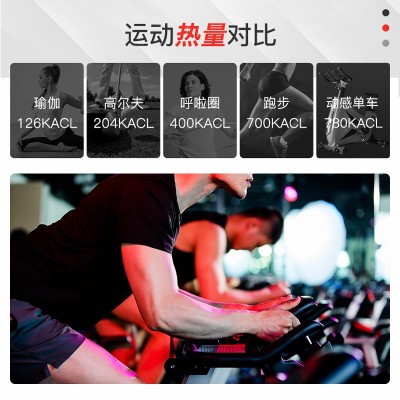 健身房磁控静音动感单车商用可调速运动脚踏自行车室内智能健身车图3