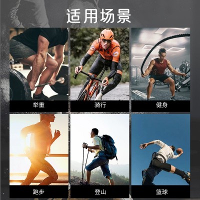 三片式5mm氯丁橡胶大力士深蹲护膝套专业健身运动举重护膝护具图3