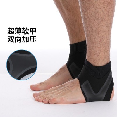 亚马逊热销超薄保暖护脚踝护具硅胶加压成人跑步登山骑行运动护踝图3