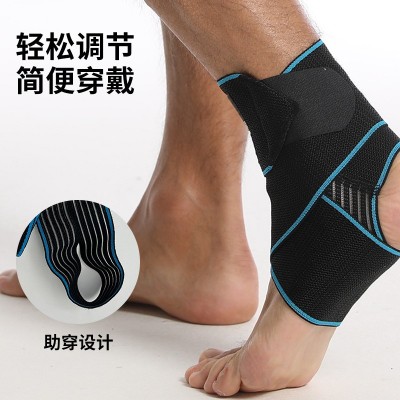 跨境批发硅胶缠绕护踝篮球足球护脚部男女跑步户外运动防扭伤护具图3