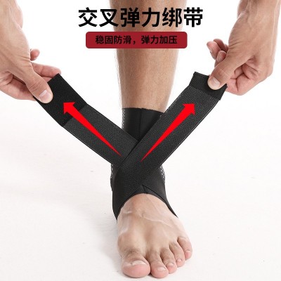 厂家供应夏季薄款缠绕加压护踝足球篮球运动防扭伤吸汗护脚套批发图3