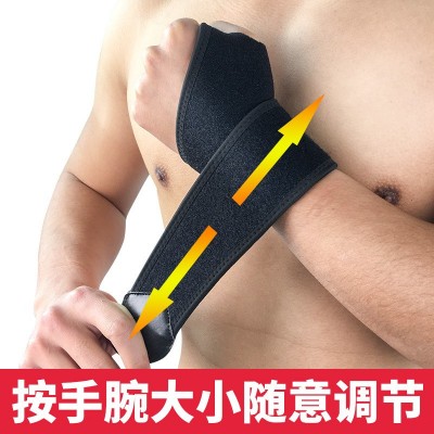 运动护腕带篮球羽毛球健身举重防扭伤加压护拇指手腕套护具可定制图3