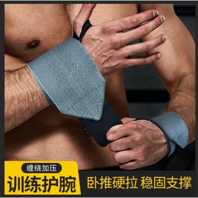 批发运动护腕套防扭伤助力绷带篮球网球羽毛球健身举重护手腕护具图2