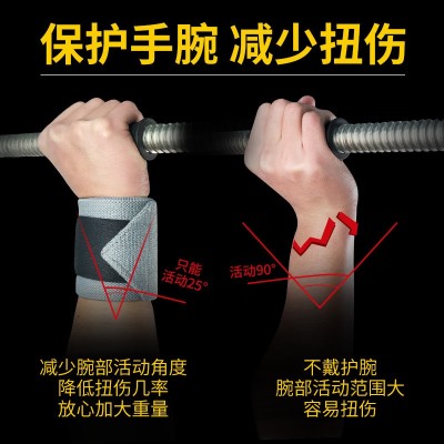批发运动护腕套防扭伤助力绷带篮球网球羽毛球健身举重护手腕护具图4