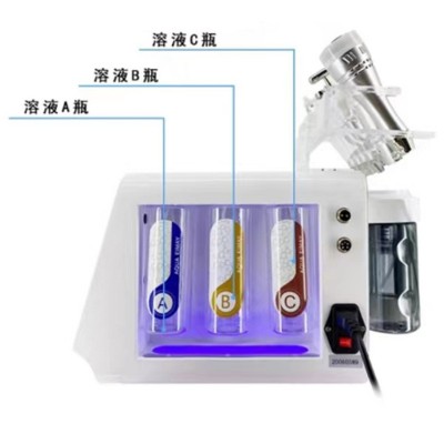 9D氢氧微雕仪小气泡清洁皮肤美白补水保湿注氧皮肤综合管理仪图5