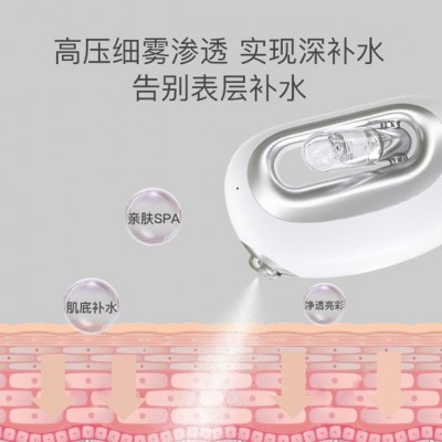 新款注氧仪面部即雾纳米水光仪喷口自动清洁便携式家用美容仪工厂图2