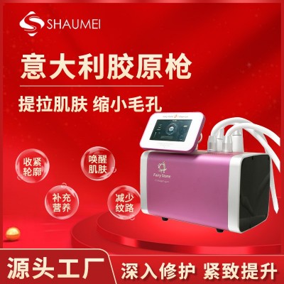 新一代面部护理射频仪水光意大利胶原枪修护提拉肌肤毛孔美容仪器图2