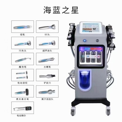 黑珍珠皮肤管理综合仪器美容院大气泡面部清洁补水紧致提升导入仪图2